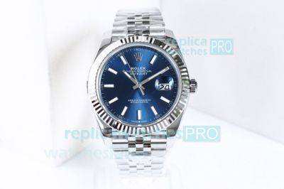 AR Factory Rolex Datejust 126334 Blue Dial V3 Jubilee Watch 41MM
